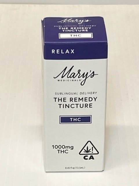 Photograph of product: Mary's Relax TH-oui Tincture 100mg