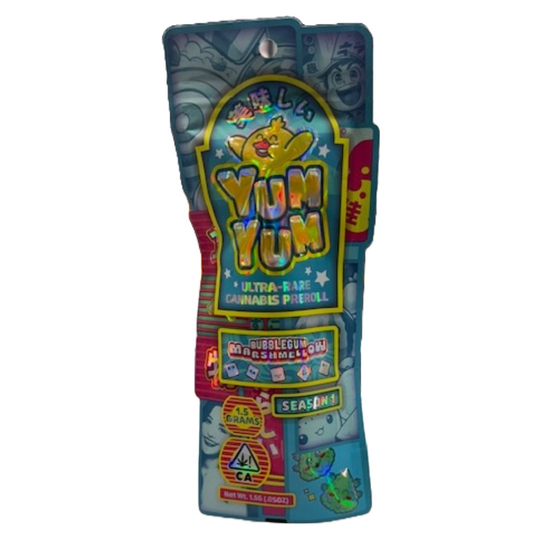 Photograph of product: Yum Yum Pre-Roll Bubblegum Marshmallow