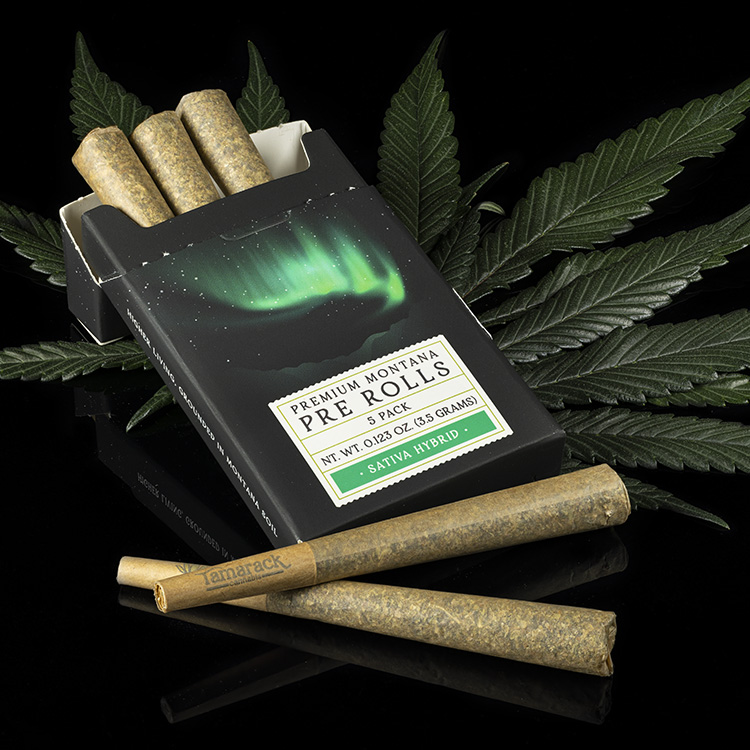 Photograph of Product: Tamarack Cannabis Mimosa .7g-5Pk Pre-Rolls