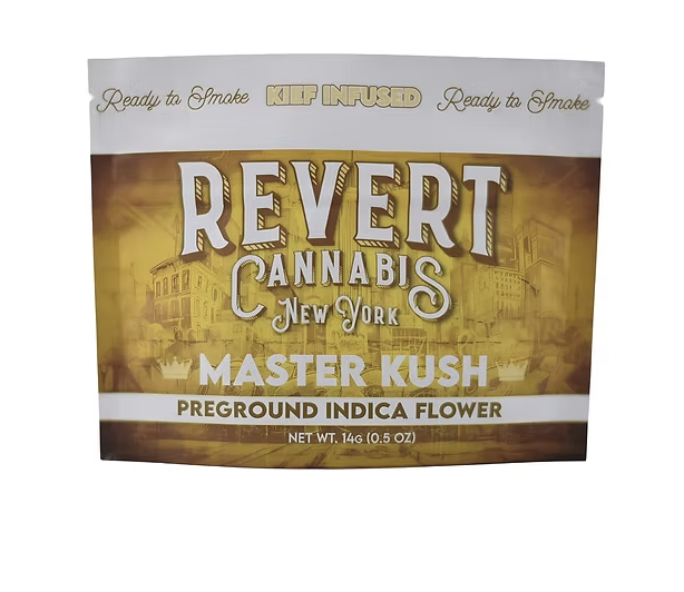 Photograph of product: Master Kush - 14g Ground Flower x Kief Infused