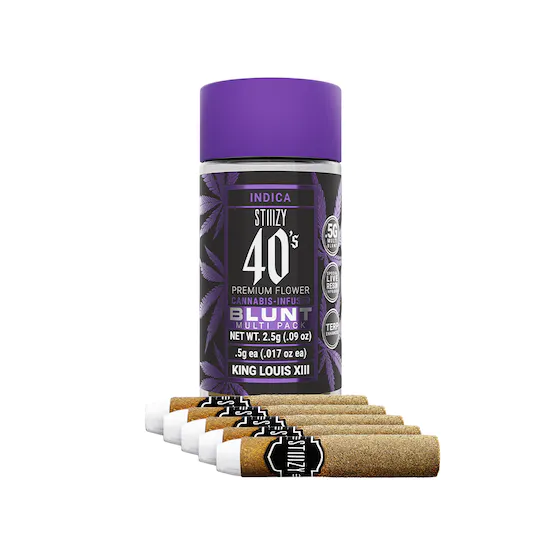 Photograph of product: King Louis XIII (Oui'd) 40's Mini 5pk Blunts 2.5g