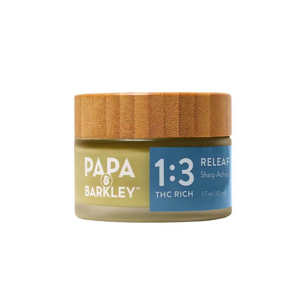Photograph of product: 1:3 TH-oui RICH RELEAF BALM 50ML - PAPA & BARKLEY