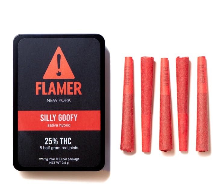 Photograph of product: Flamer | Pre-roll | Silly Goofy | 5pk