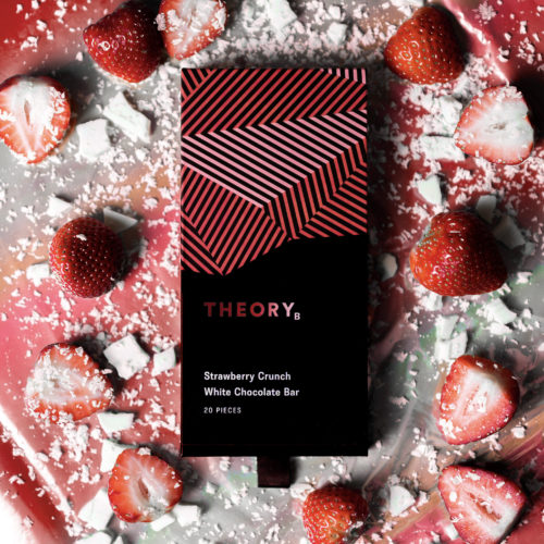 Photograph of product: 100MG Chocolate THEORYb Strawberry Crunch