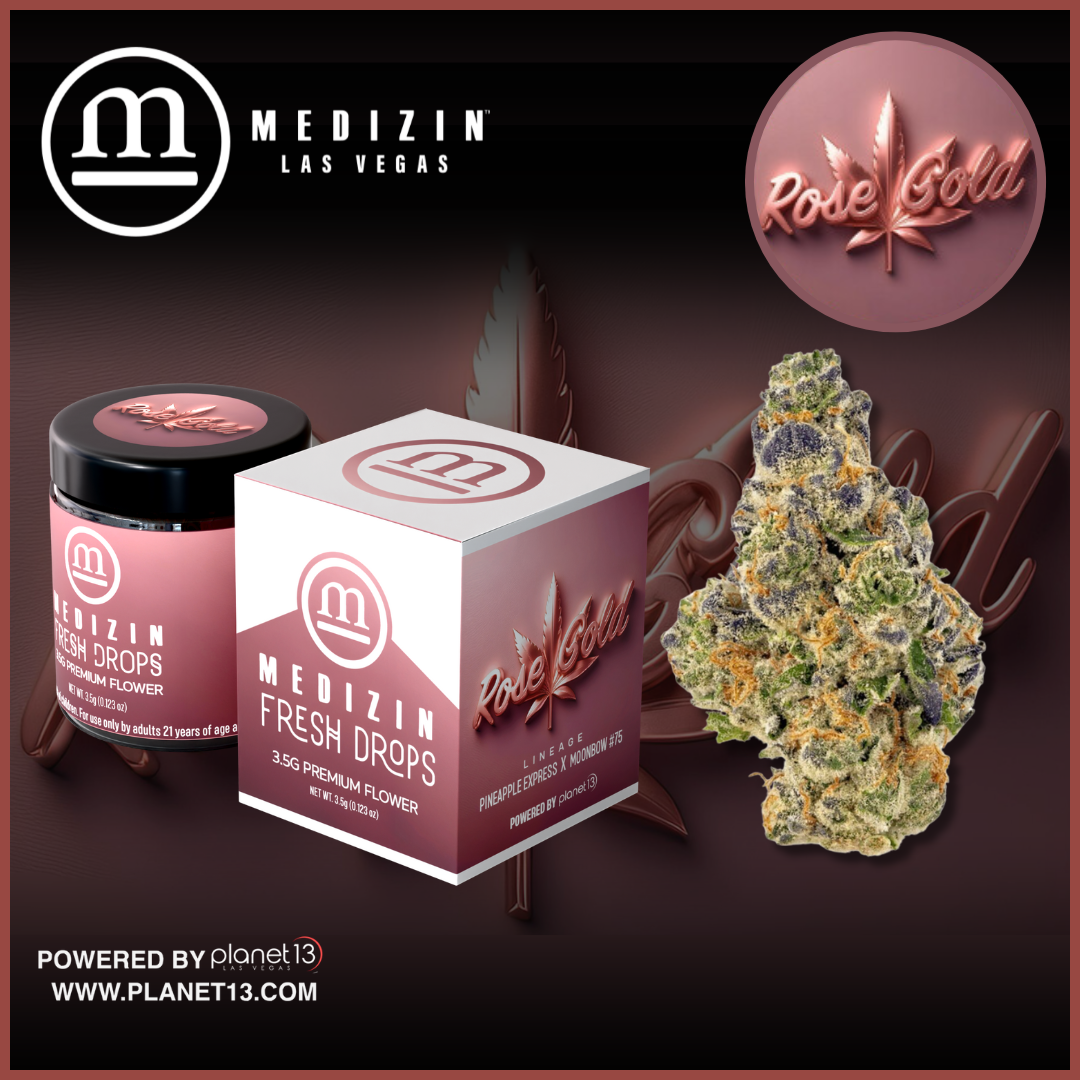 Photograph of product: Medizin Rose Gold 3.5g Prepack