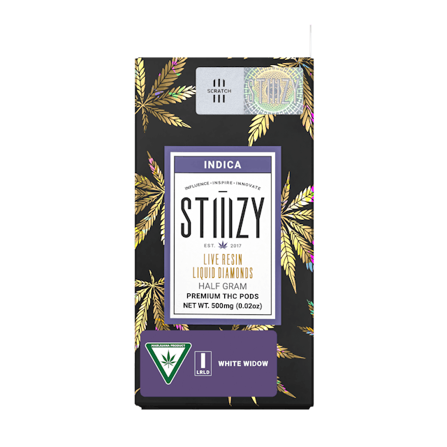 Photograph of product: White Widow | 0.5G Liquid Diamond Pod