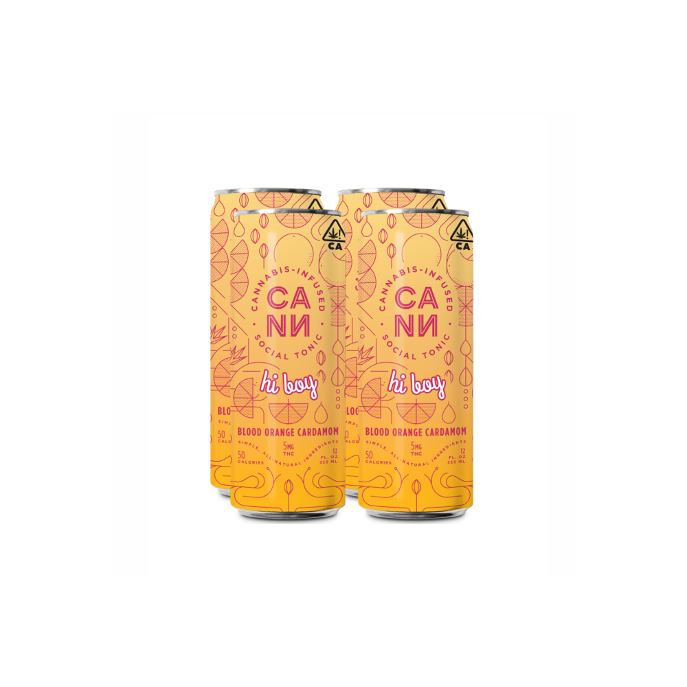 Photograph of product: CANN Blood Orange Cardamom 4pk 12oz