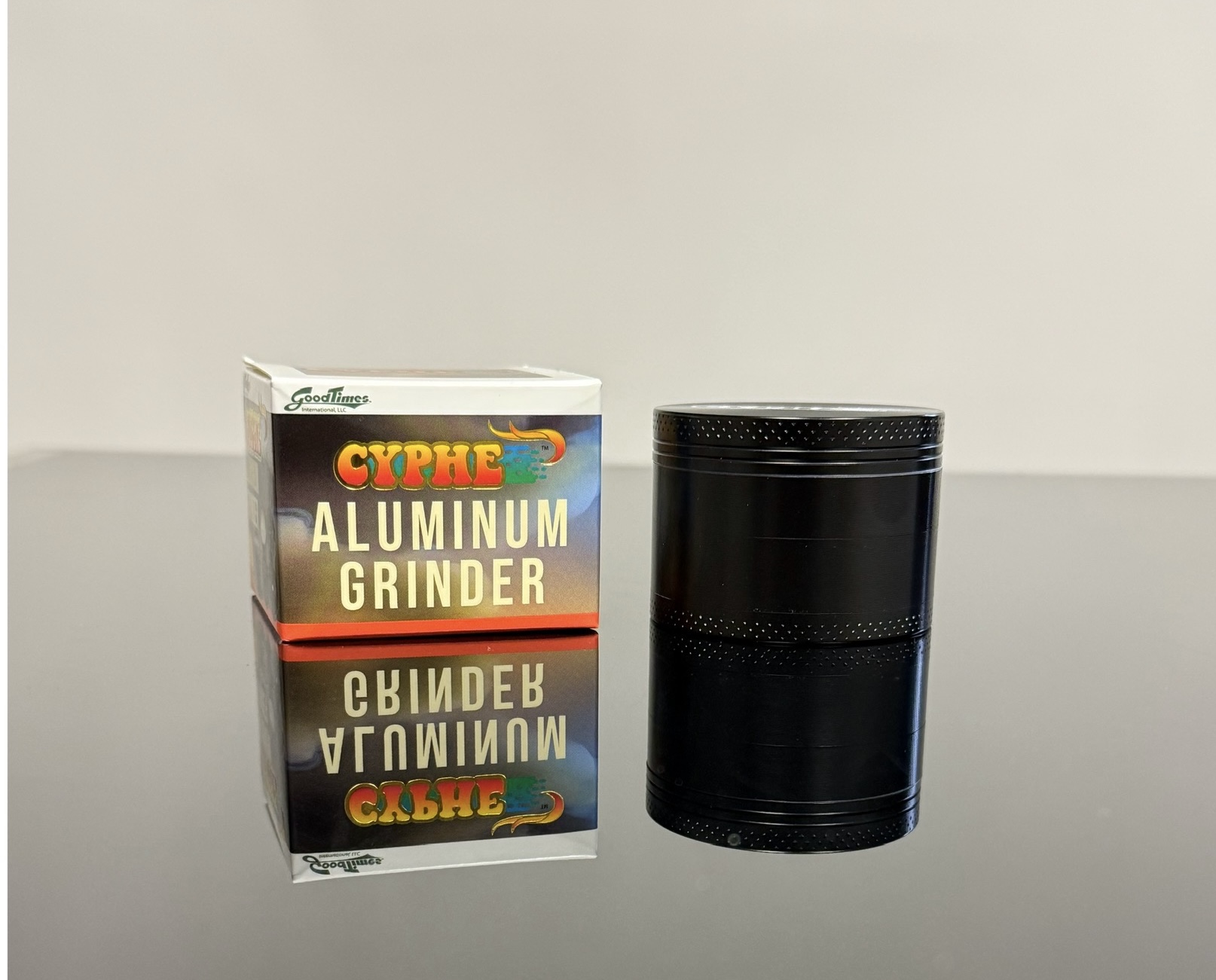 Photograph of product: Cyphe - Aluminum Grinder
