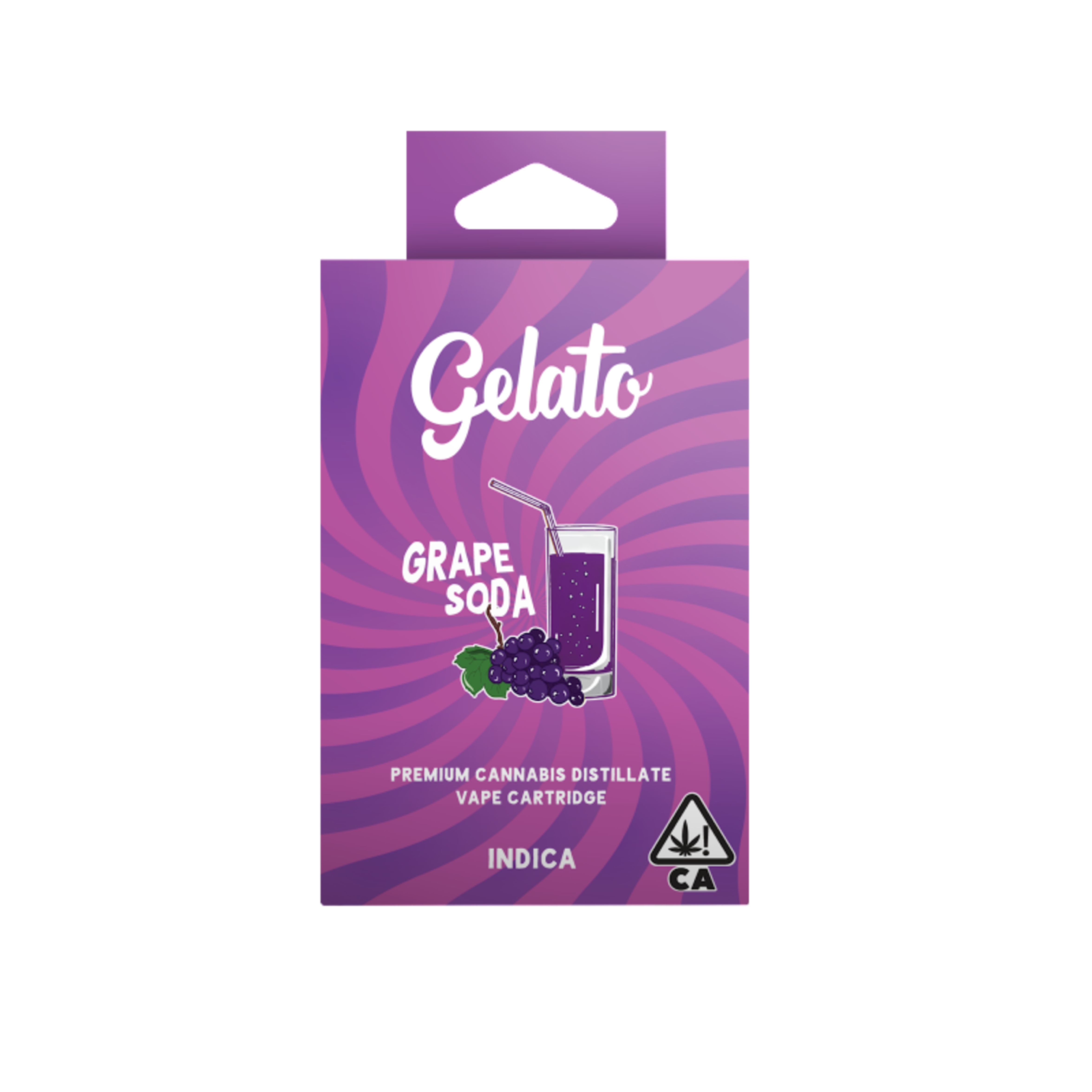 Photograph of product: Gelato | 1G 510 Cart | Grape Soda