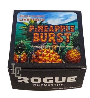Photograph of product: HOG Pineapple Burst Live Resin Badder 1.0g
