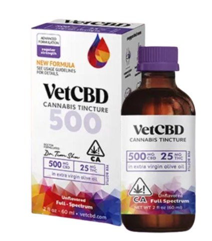 Photograph of product: Vet CBD - 20:1 2oz - CBD & 25mg TH-oui Per Bottle