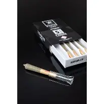 Photograph of product: CURIO - KAVIAR INFUSED HYBRID MINI PRE-ROLL 5 PACK 0.6 GRAMS