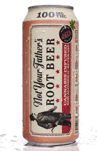 Photograph of product: NOT YOUR FATHERS LIVE RESIN ROOT BEER SODA HYBRID 100MG