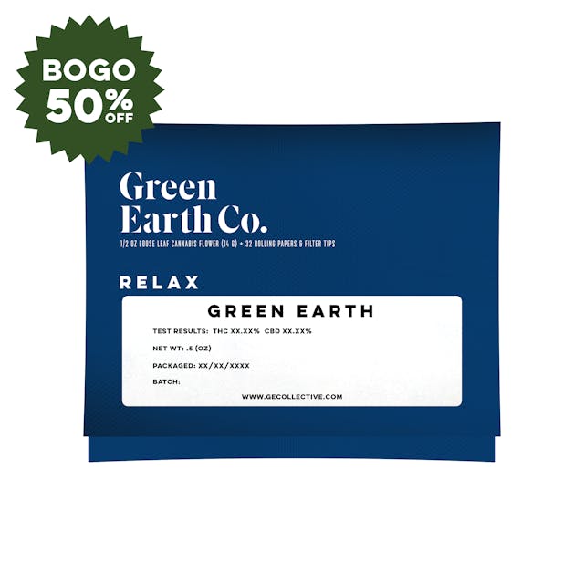 Photograph of Product: Green Earth Co. | Gushers Loose Leaf Pouch w/ Papers - 14g - 