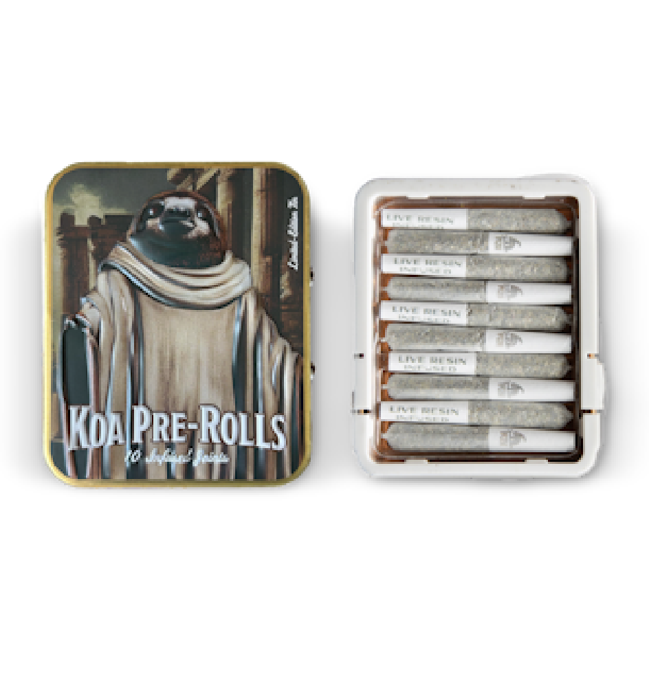 Photograph of product: 10-Pack Julius Caesar (Hybrid) Indoor Live Resin Infused Pre-rolls .35g/3.5g TH-oui:43% $44