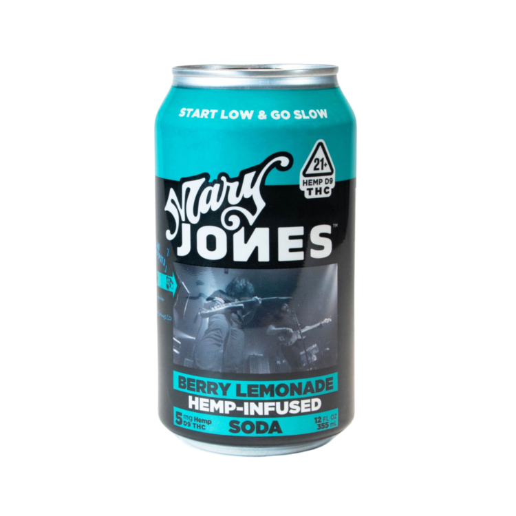 Photograph of product: Mary Jones - 100mg Berry Lemonade Soda