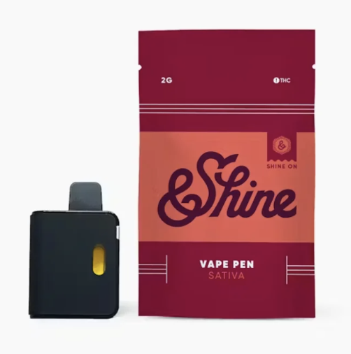 Photograph of product: &Shine l Strawberry Cough Vape Pen (Disposable) l 2g