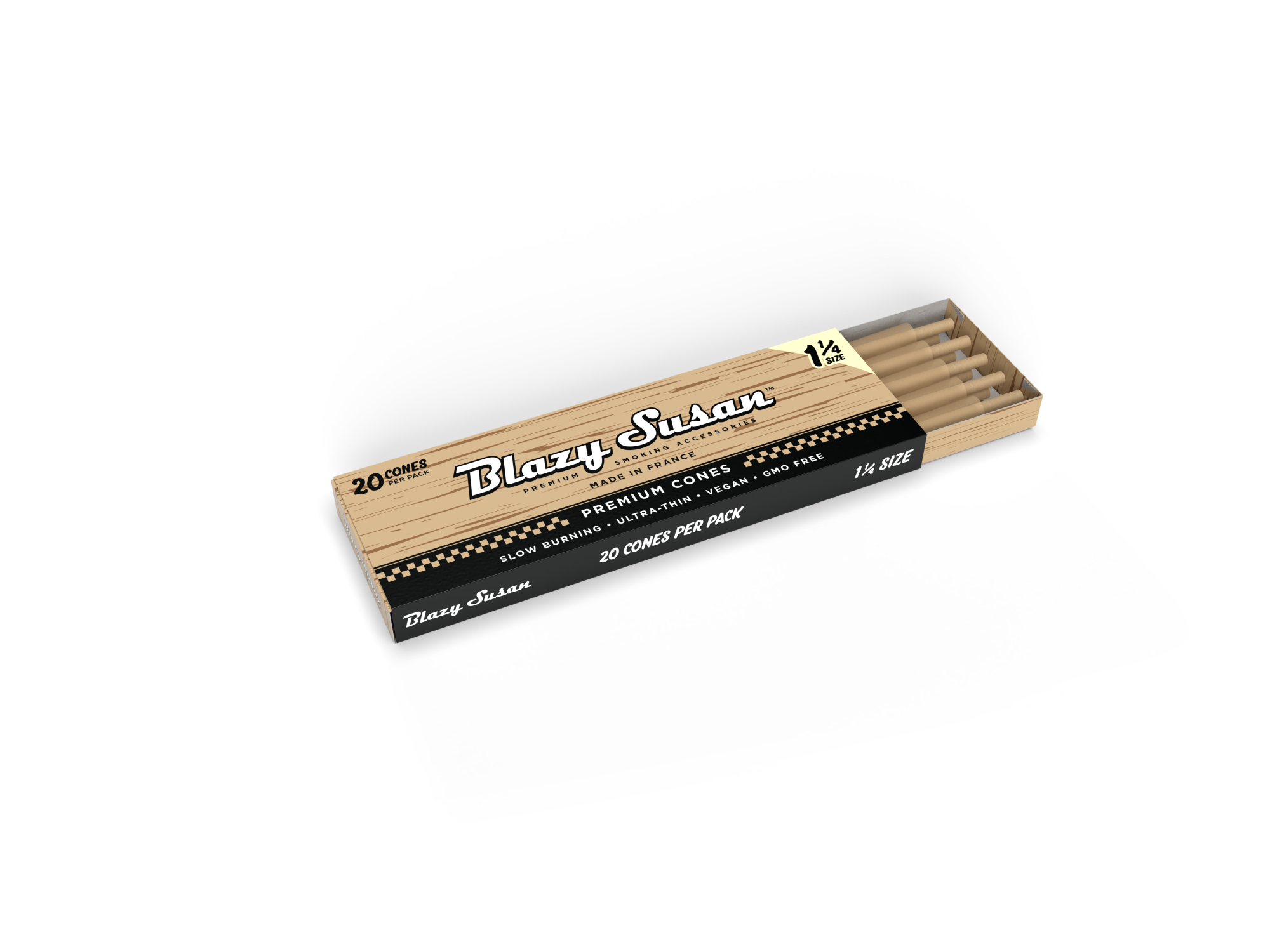 Photograph of product: Blazy Susan | 1 1/4" Cones 20ct