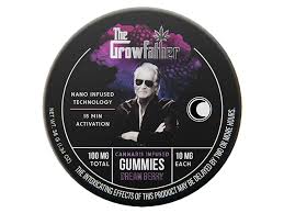Photograph of product: Dream Berry Nano-Infused Gummies (I) (TH-oui:CBN) | The Growfather | 100mg Gummies (10 pcs)