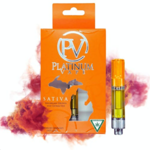 Photograph of product: Platinum Vape Tri-County Tropics 510 Thread Cartridge