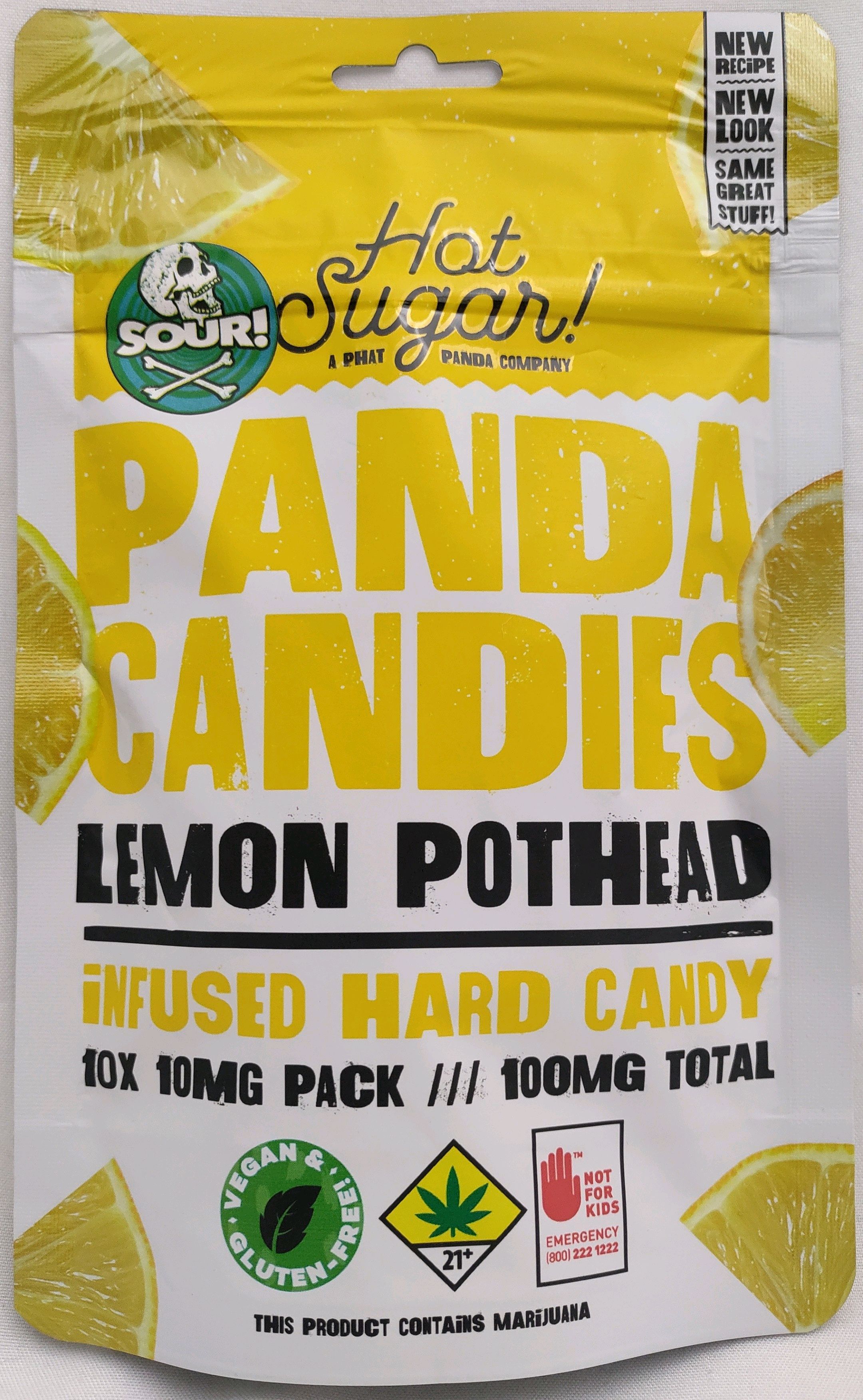Photograph of product: Sour Lemon Pothead | 10 Pack *General Use Compliant*