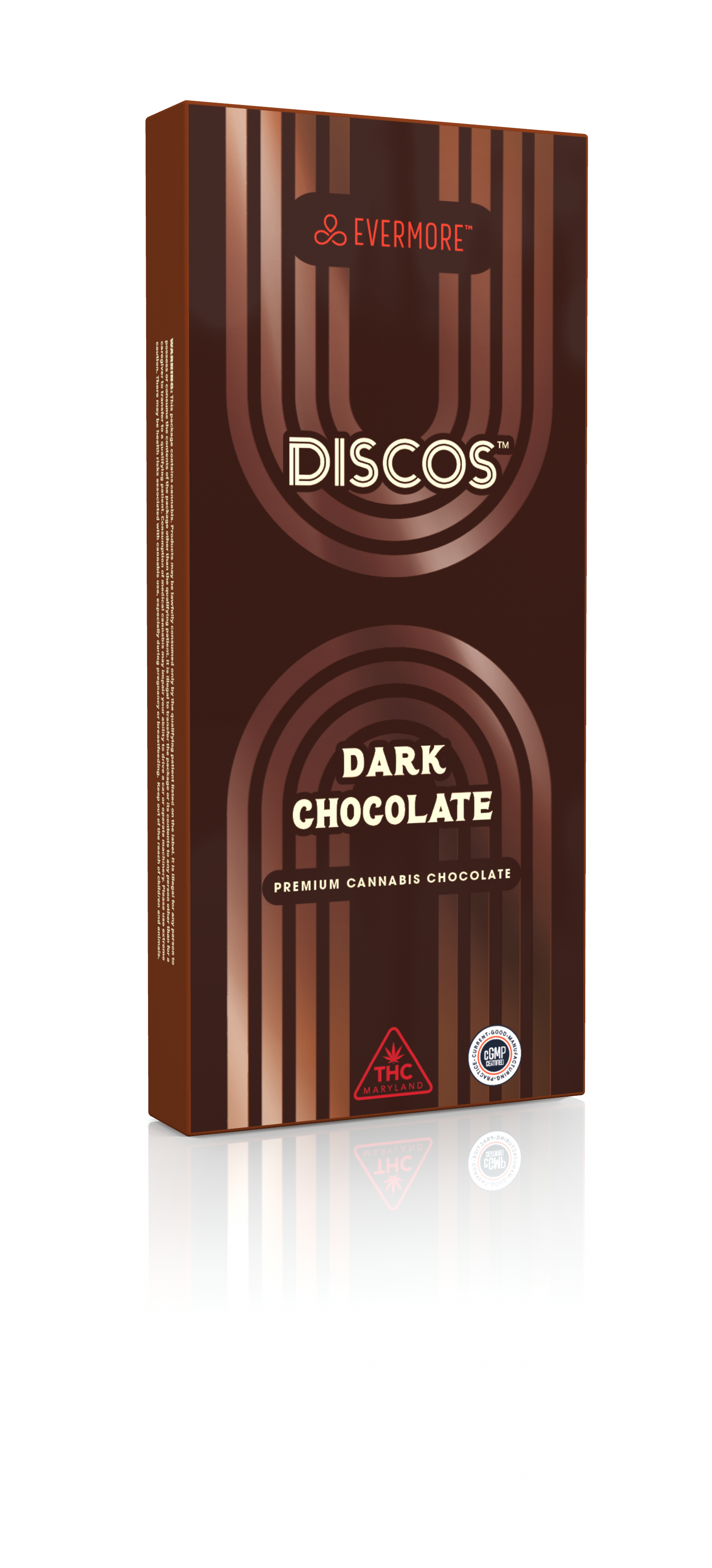 Photograph of Product: Evermore THC Discos Dark Chocolate | 10mg (10ct)