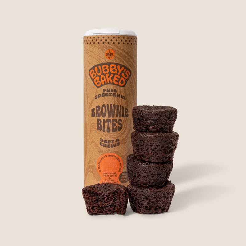 Photograph of product: Bubby's Baked TH-oui Brownie Bites | 10mg (5ct)