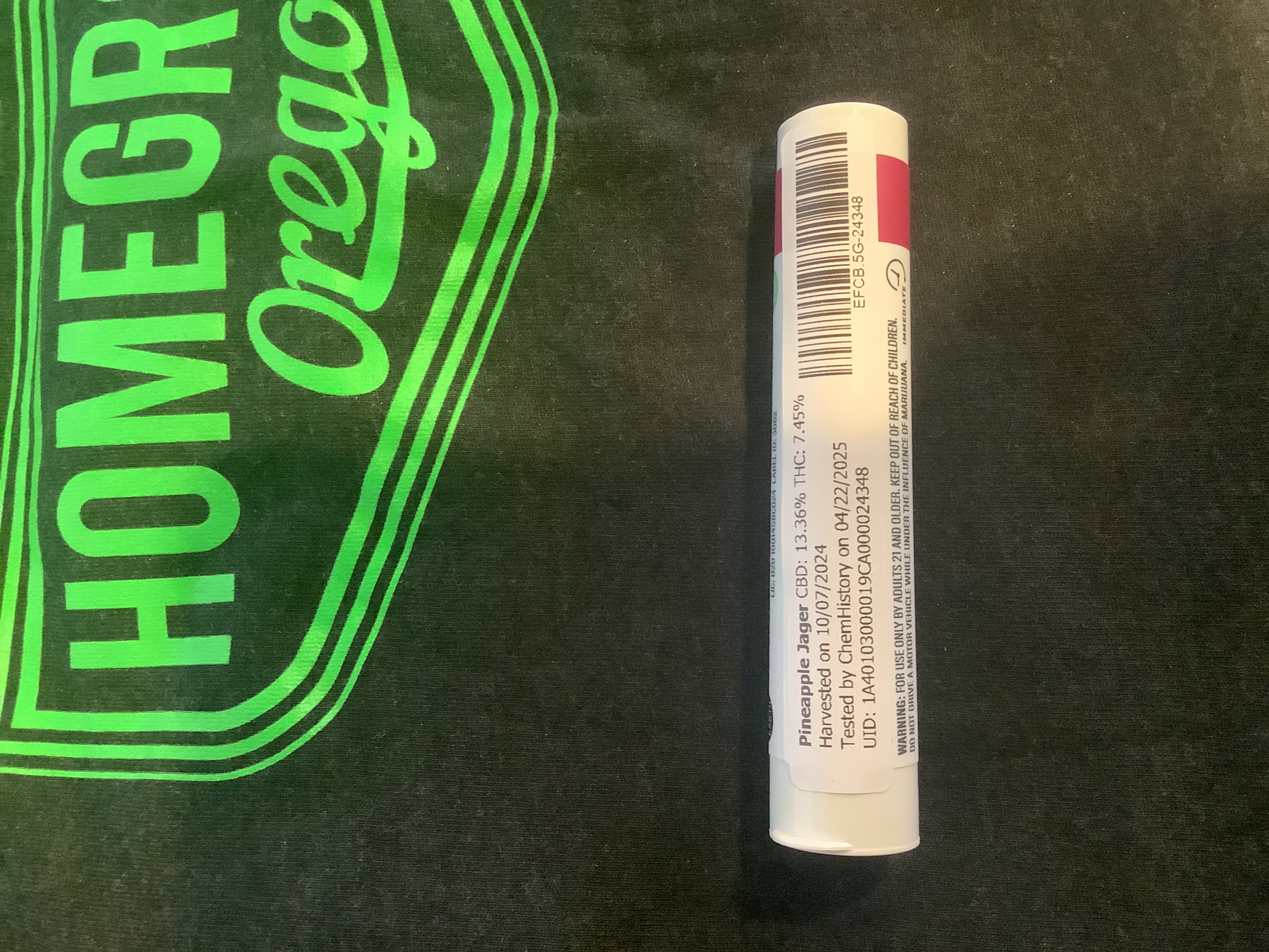 Photograph of product: East Fork Cultivars | BALANCE: PINEAPPLE JAGER PreRoll | .5g