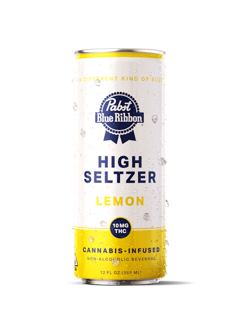 Photograph of product: Lemon High Seltzer - 10mg Single Can - 