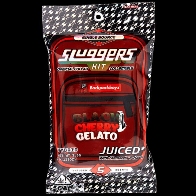 Photograph of product: Black Cherry Gelato 5pk Infused Preroll - 