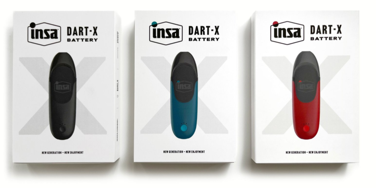 Photograph of product: INSA CCELL Dart-X Pod Vape Device (Assorted Colors)