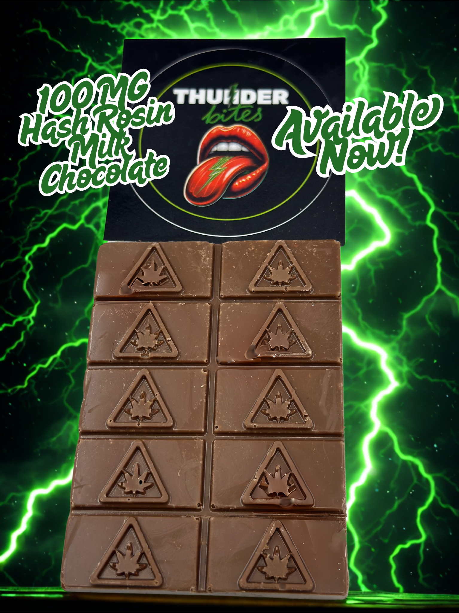 Photograph of product: Thunder Bites ~ Milk Chocolate Bar