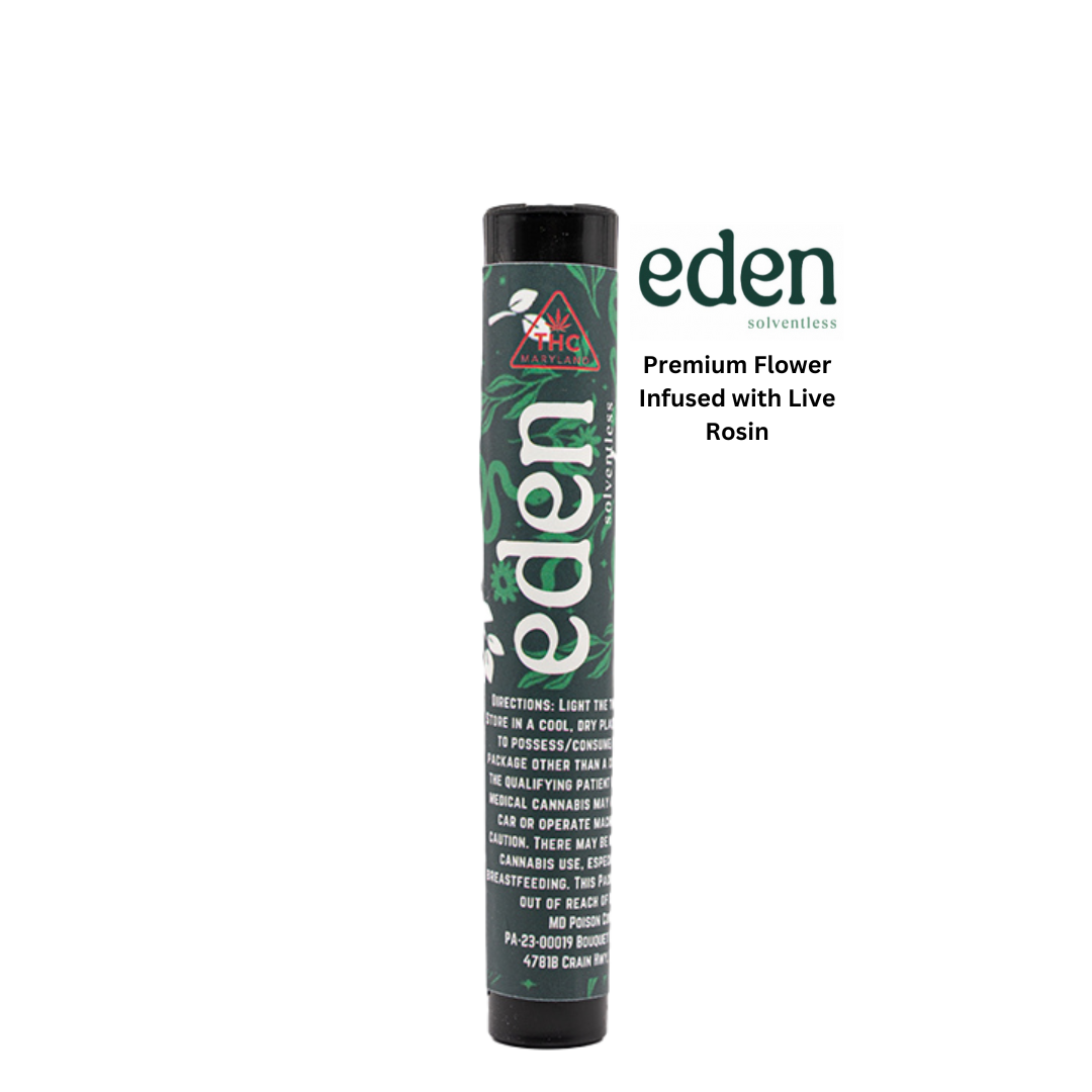 Photograph of product: Eden | Infused Pre Roll | OZKake | 1g