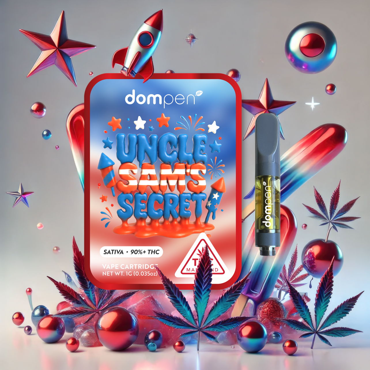 Photograph of product: DOMPEN Uncle Sam's Secret