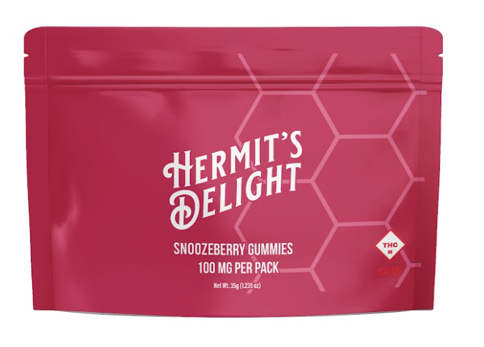 Photograph of product: Snooze Berry - Hermit's Delight - 100mg Gummies