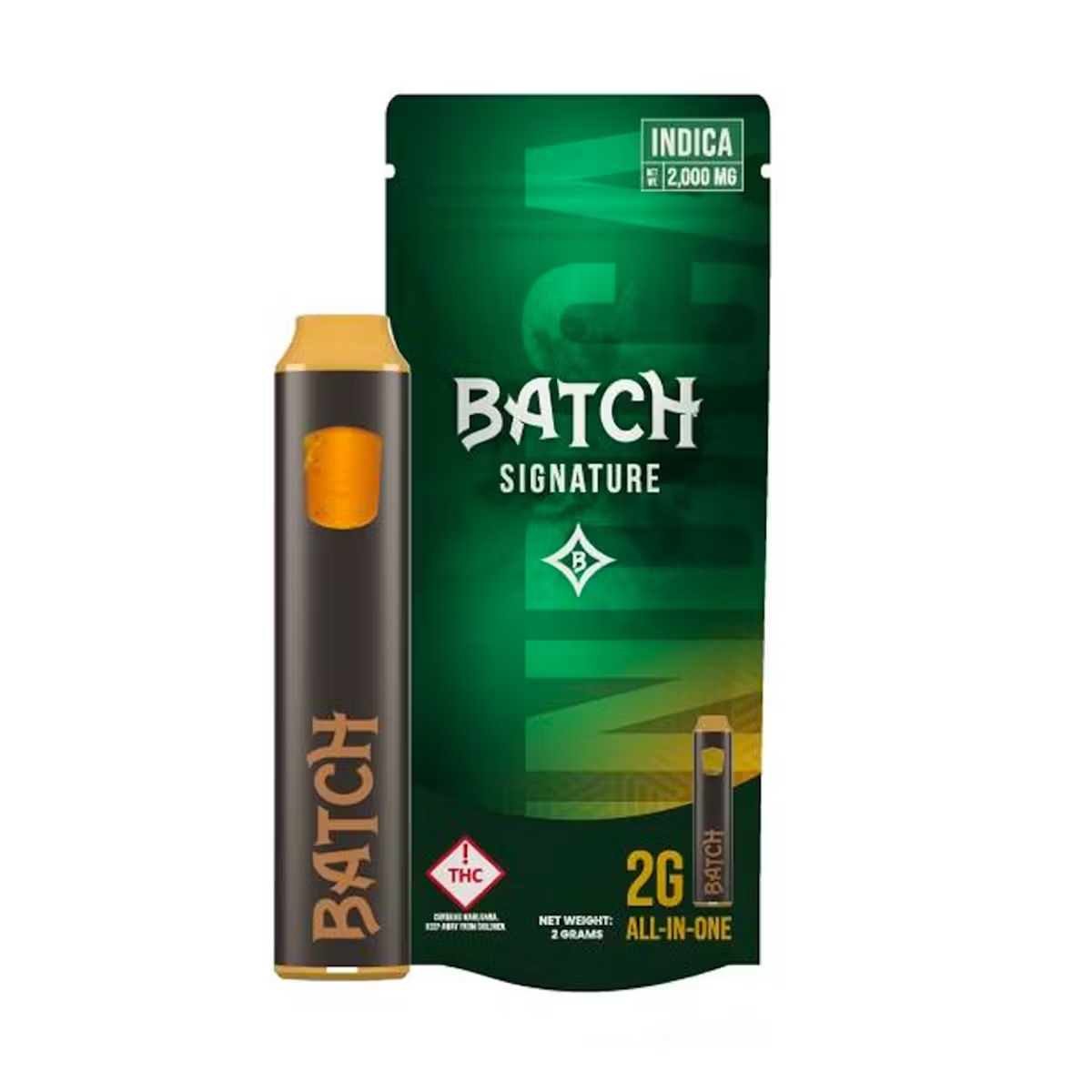 Photograph of product: Batch Signature  | 2G | Disposable | REC - Oui'd Bazillionaire