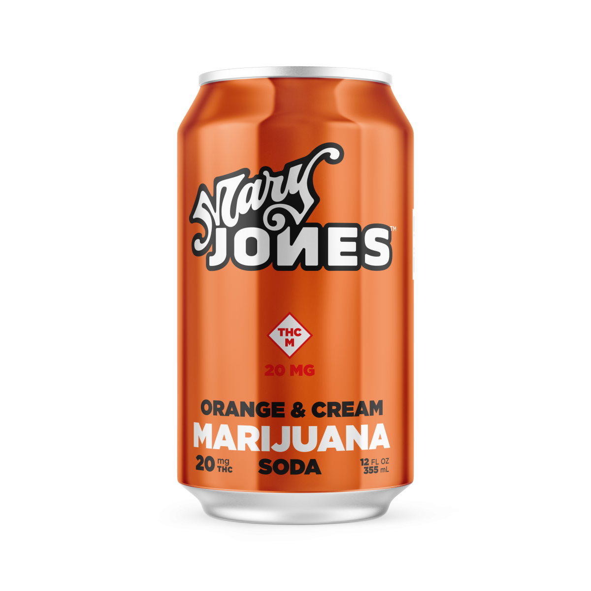 Photograph of product: Mary Jones | Orange & Cream Soda | 20mg