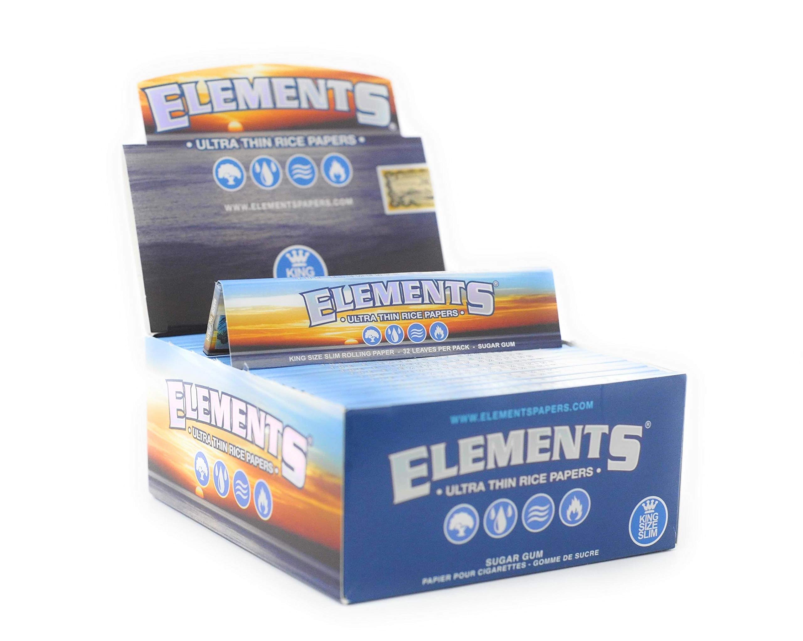 Photograph of product: Elements Rolling Papers | King Size | 200 Points