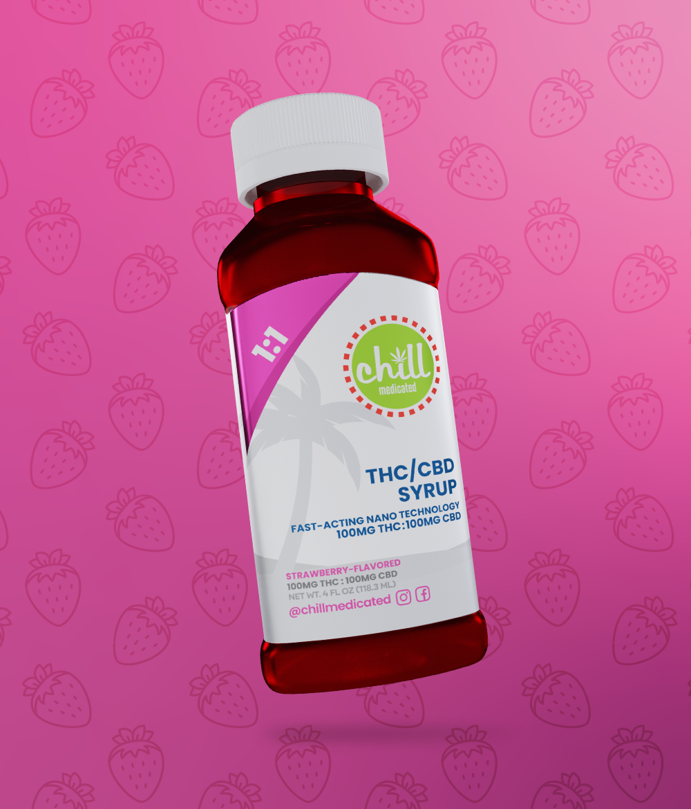 Photograph of product: Strawberry Medicated Syrup | TH-oui | 250mg