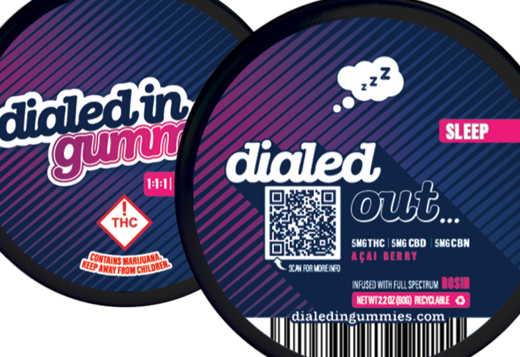 Photograph of product: Dialed In Gummies SLEEP 1:1:1