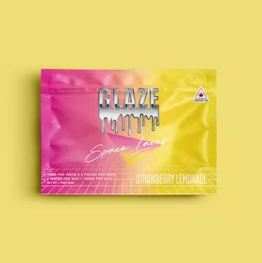 Photograph of product: Glaze - Strawberry Lemonade Space Laces 100MG