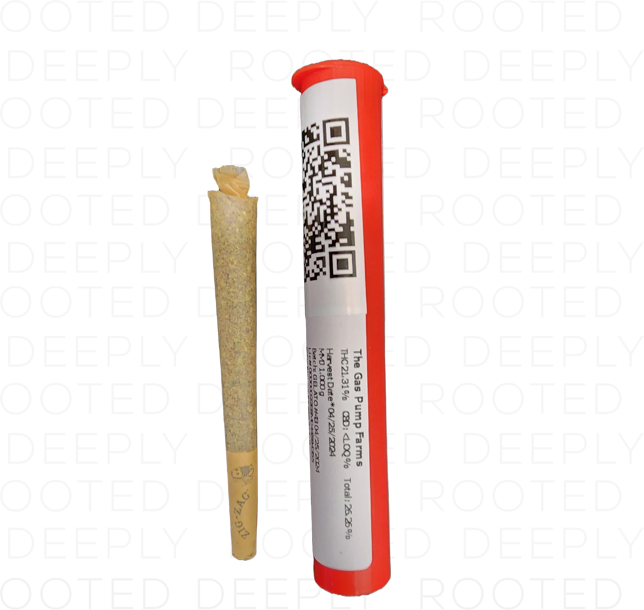 Photograph of product: Gas Pump Farms Pre-Roll | Ruby