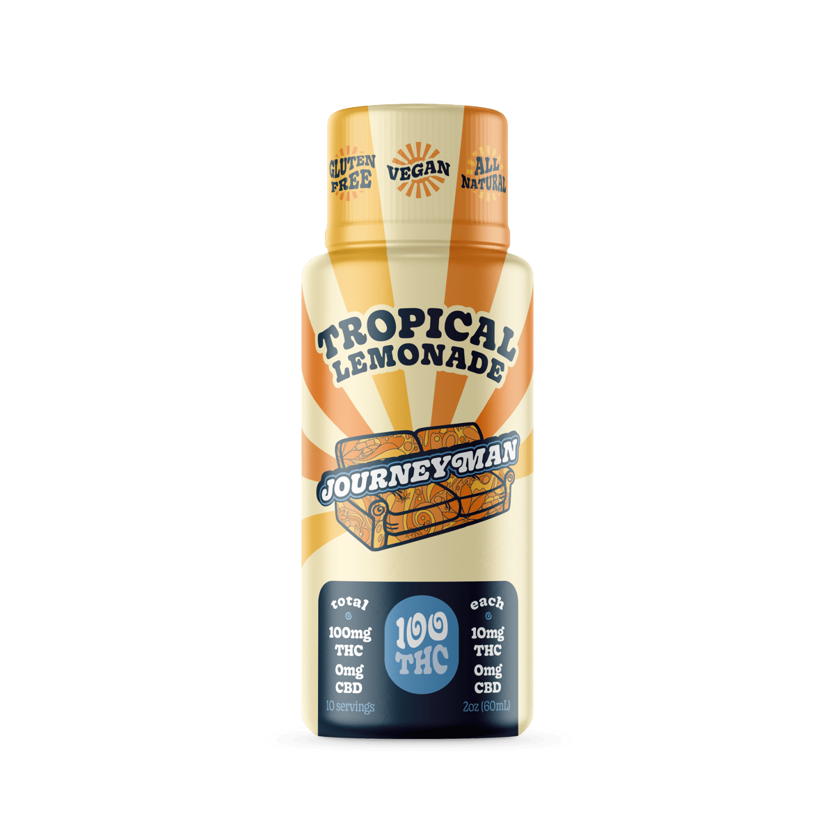 Photograph of product: Vegan Shot | Journeyman | Tropical Lemonade [2oz]