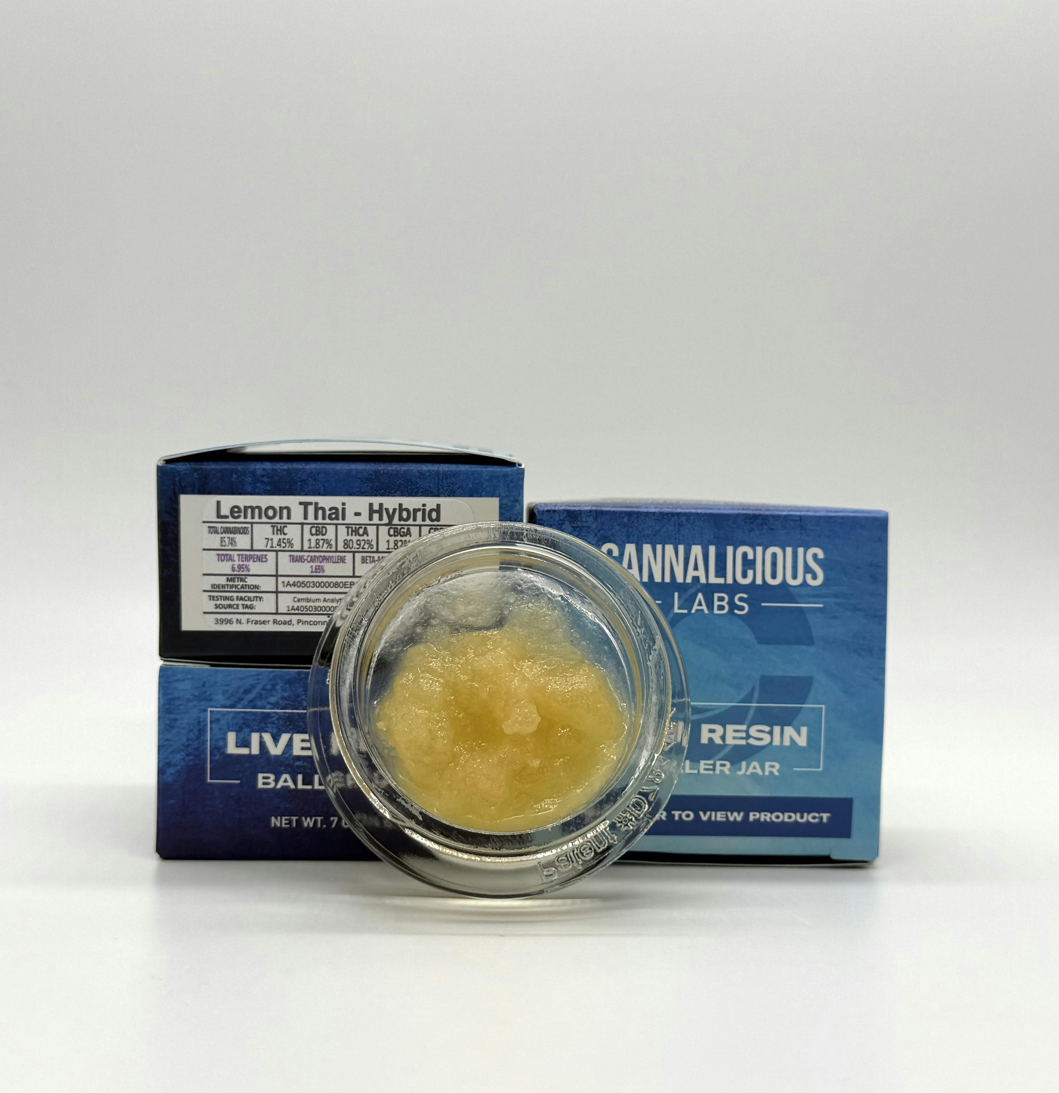 Photograph of product: Lemon Thai Live Resin