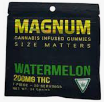 Photograph of product: Magnum | One Bite 200mg | Watermelon | Hybrid 200mg