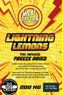 Photograph of product: Hey Captain | Lightning Lemons | Candy | 200mg