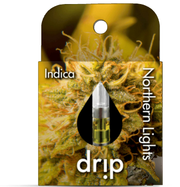 Photograph of product: Drip: Northern Lights 1G Cartridge (I)
