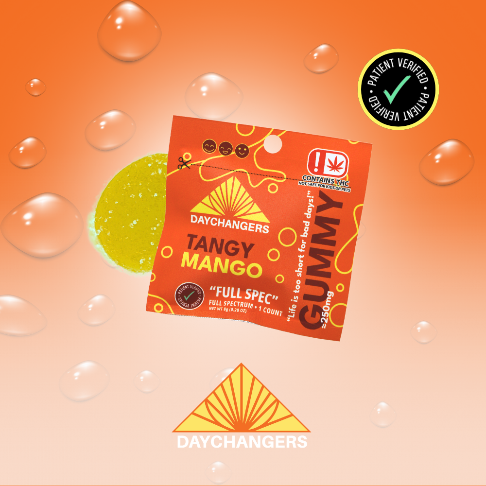 Photograph of product: GUMMIES DC TANGY MANGO SINGLE 250MG