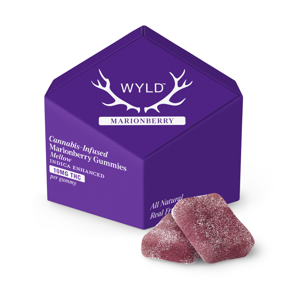 Photograph of product: Wyld | Mellow | Marionberry | Gummies | 10pk 100mg