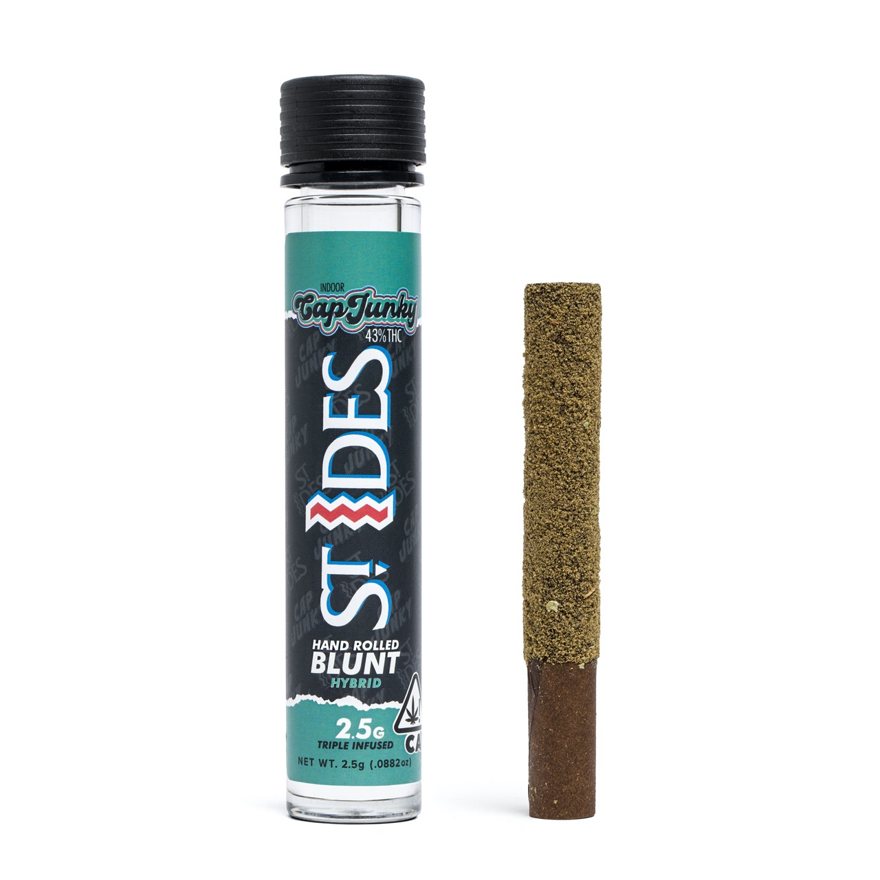 Photograph of product: ST IDES - 2.5G - INFUSED BLUNT - CAP JUNKY